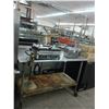 Image 1 : SS  5' Rolling Table w/Under and Double Overshelves,  # 10 Can Opener