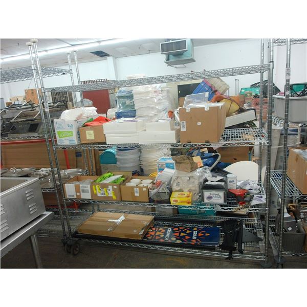 Metro 4 Shelf 5th Wheel Cart
