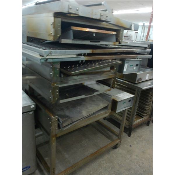 Lincoln Double Conveyor Oven w/Rolling Base Electric - 1130000UK1837