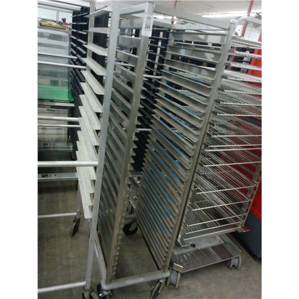 SS Half Size Tray Cart