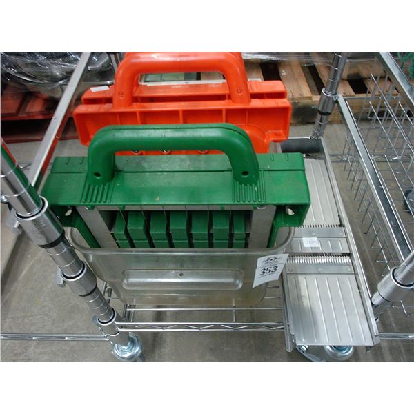 Veg. Slicers Blades, Cheese Grater