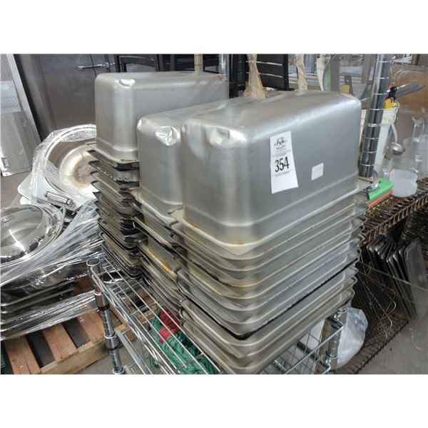37-Third by 6"  Insert Pans - 37 X $