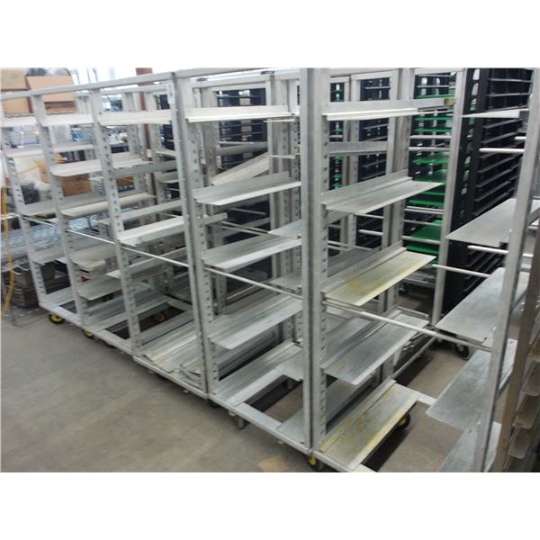 9-Alum. Tray Carts - 9 X $