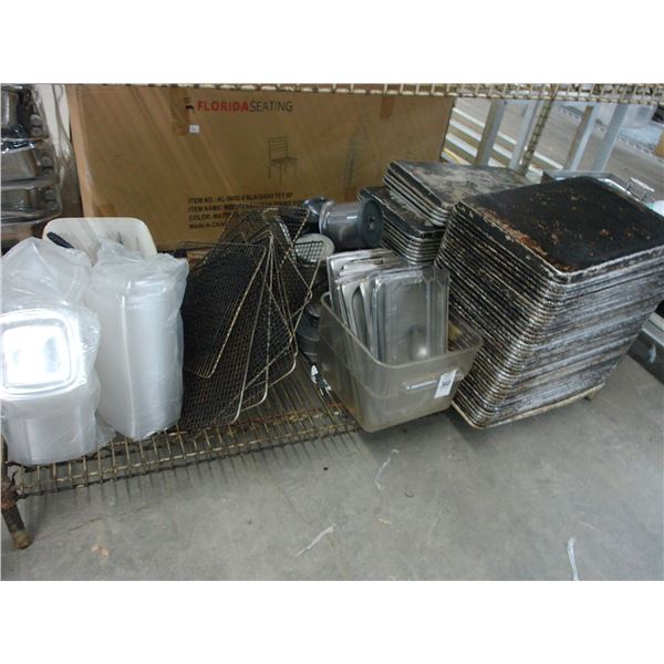 Half Size Sheet Pans, Insert Pan Lids, Food Containers, Drying Racks