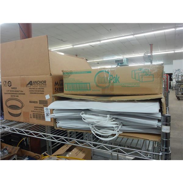 Shopping Bags, Food Containers