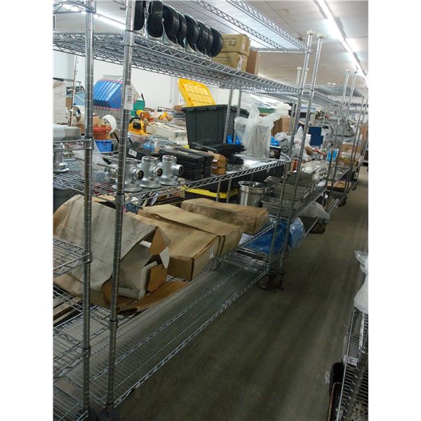 Metro 5 Shelf Fixed Caster Cart