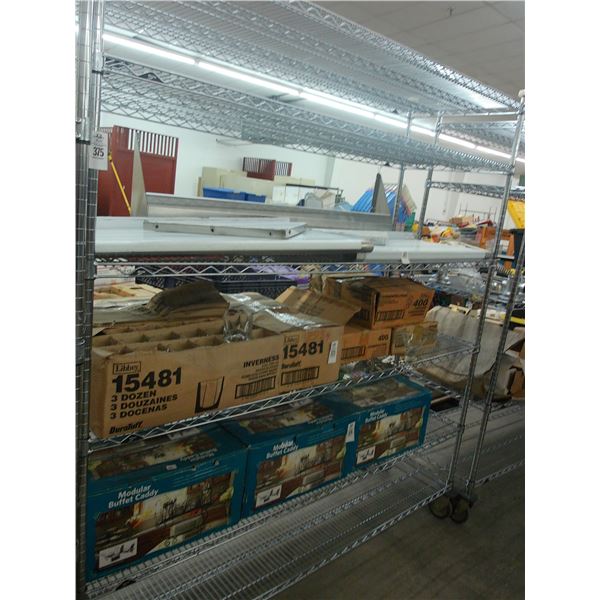 Metro 6 Shelf 5th Wheel Cart