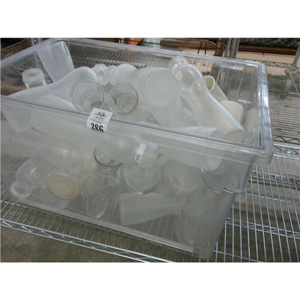 Large Cambro Insert Pan, Decanters