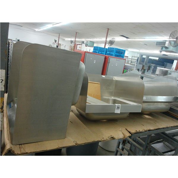 3-Advance New 3 Panel Surround Hand Sink - 3 X $