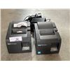 Image 1 : 2 STAR MICRONICS THERMAL RECEIPT PRINTERS MODEL TSP100 WITH POWER ADAPTERS