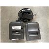 Image 2 : 2 STAR MICRONICS THERMAL RECEIPT PRINTERS MODEL TSP100 WITH POWER ADAPTERS