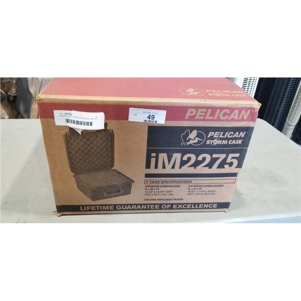 NEW PELICAN STORM CASE, RETAIL $207  MODEL IM 2275