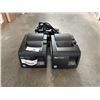 Image 1 : 2 STAR MICRONICS THERMAL RECEIPT PRINTERS MODEL TSP100 WITH POWER ADAPTERS