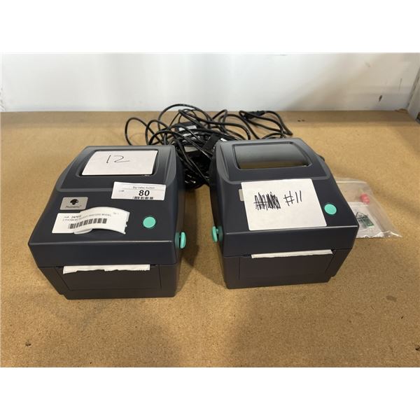 2 PHOMEMO RECEIPT PRINTERS MODEL PM-201-BK
