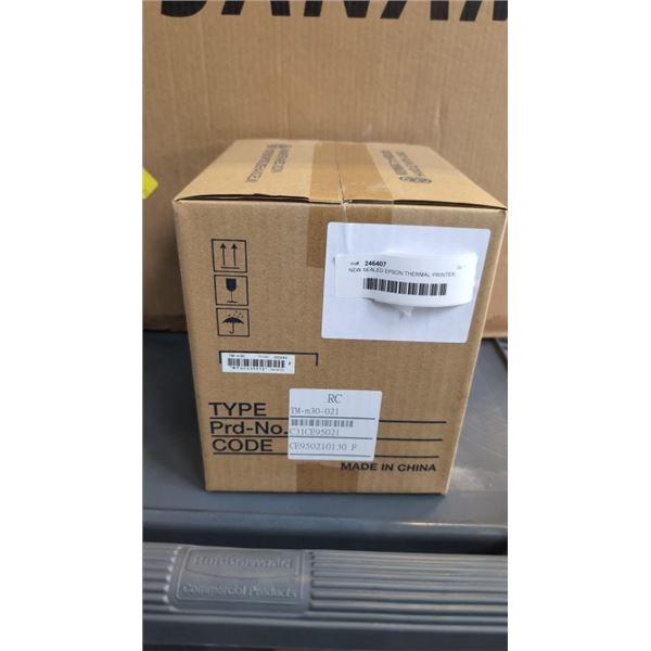 NEW SEALED EPSON THERMAL PRINTER, MODEL TM-M30