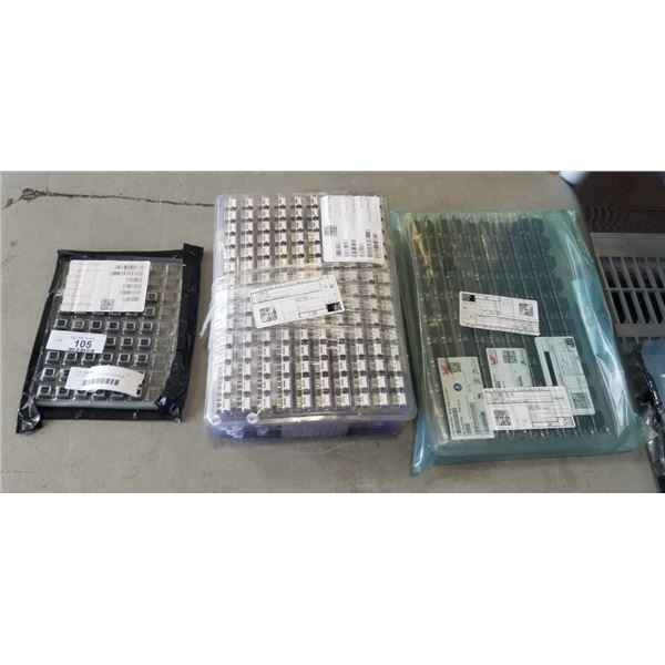 LOT OF 9 POSITION D-SUB RECEPTACLE, FEMALE SOCKETS CONNECTOR USB-A (USB TYPE-A) RECEPTACLE CONNECTOR