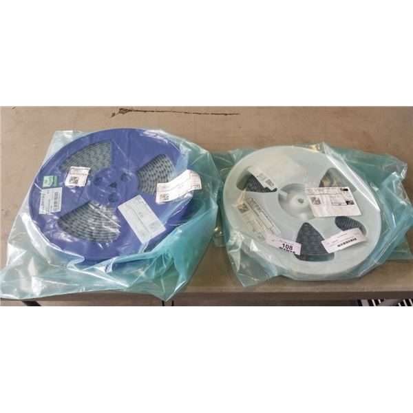 2 SPOOLS OF BUZZERS TRANSDUCER, EXTERNALLY DRIVEN PIEZO 3 V 3MA 4KHZ 75DB @ 3V, 10CM SURFACE MOUNT S