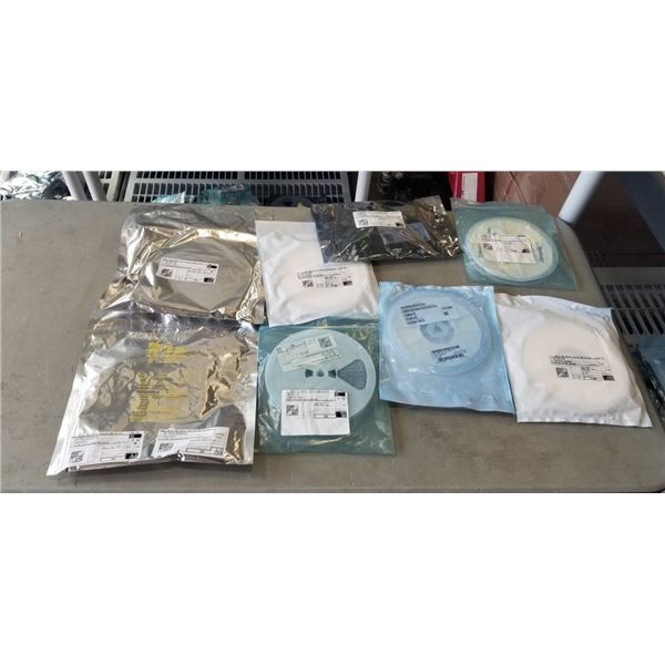 VARIOUS BAGS OF ASSORTED INTEGRAL ELECTRICAL ASSEMBLING COMPONENTS