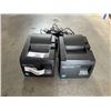 Image 1 : 2 STAR MICRONICS THERMAL RECEIPT PRINTERS MODEL TSP100 WITH POWER ADAPTERS