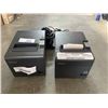 Image 1 : 2 EPSON THERMAL RECEIPT PRINTERS MODEL TM-T20II WITH POWER ADAPTERS