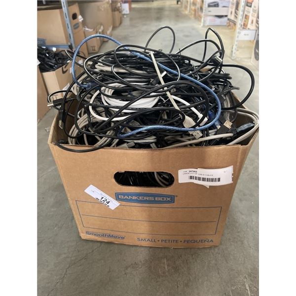 LARGE LOT OF USB-B CABLES