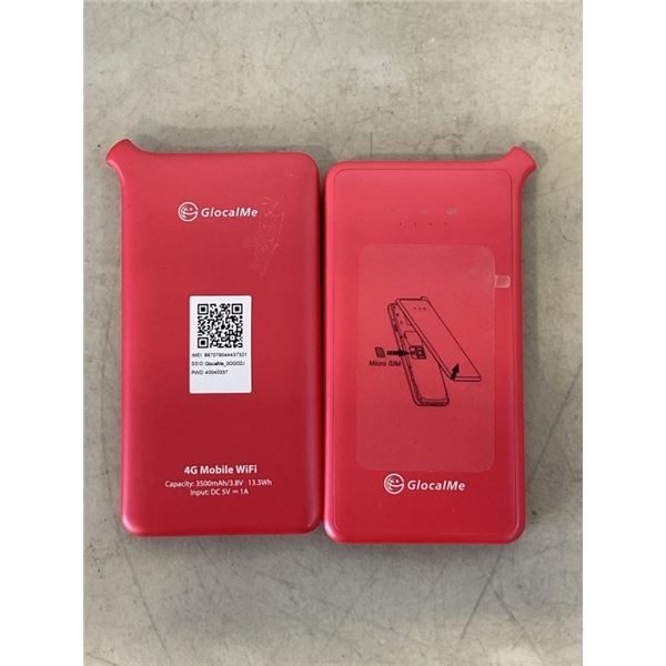 2 GLOCALME 4G MOBILE WIFI DEVICES