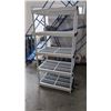 Image 1 : 5 TIER PLASTIC STORAGE SHELF, 2' X 3' X 6' TALL