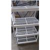Image 2 : 5 TIER PLASTIC STORAGE SHELF, 2' X 3' X 6' TALL