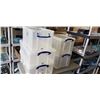 Image 1 : LOT OF 5 PLASTIC TOTES WITH ATTACHED LID