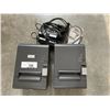 Image 2 : 2 EPSON THERMAL RECEIPT PRINTERS MODEL TM-T20II WITH POWER ADAPTERS
