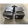 Image 1 : 2 EPSON THERMAL RECEIPT PRINTERS MODEL TM-T20II WITH POWER ADAPTERS