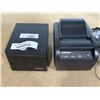 Image 2 : 2 THERMAL RECEIPT PRINTERS, AURES MODEL ODP 333 AND POSIFLEX MODEL PP-8000B, NO POWER ADAPTERS