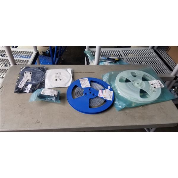 5 BAGS OF ASSORTED INTEGRAL ELECTRICAL ASSEMBLING COMPONENTS
