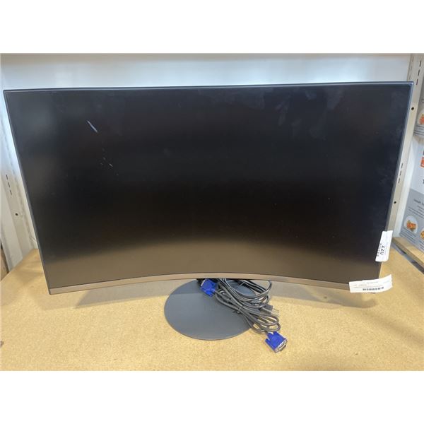 SAMSUNG C32T550FDN 32-IN CURVED MONITOR - TESTED WORKING, W/ POWER SUPPLY