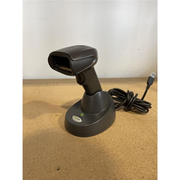 NCR BLUETOOTH BARCODE SCANNER MODEL 1952-BF WITH CHARGING CRADLE