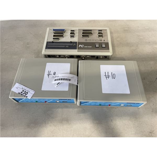 2 PACKET MASTER USB500 AG ANALYZERS AND PC CABLE TESTER DEVICE