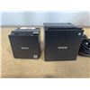 Image 2 : 2 EPSON THERMAL RECEIPT PRINTERS MODELTM-M10 AND TM-M30, NO POWER ADAPTERS