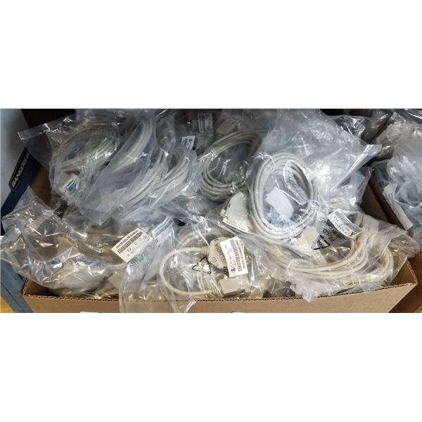 LARGE LOT OF SERIAL CABLE ASSEMBLIES