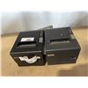 Image 1 : 2 EPSON THERMAL RECIEPT PRINTERS MODEL TM-T88V AND MODEL TM-T88IV WITH POWER ADAPTERS