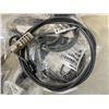 Image 3 : 4 LAPTOP CABLE LOCKS WITH ANCHORS