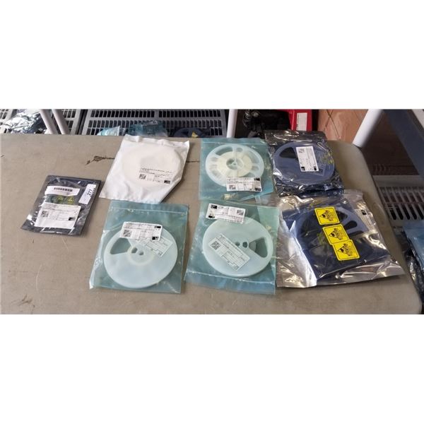 VARIOUS BAGS OF ASSORTED INTEGRAL ELECTRICAL ASSEMBLING COMPONENTS
