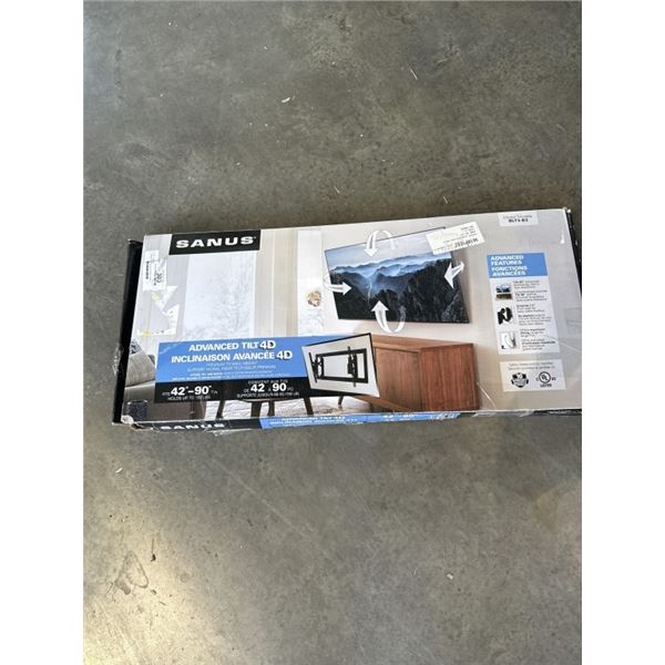 SANUS ADVANCED 42"-90" TILTING TV WALL MOUNT, RETAIL $219