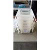 Image 2 : 6 ULINE PLASTIC TOTES WITH ATTACHED LID, GOOD CONDITION, NO CRACKS