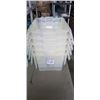 Image 1 : 5 ULINE PLASTIC TOTES WITH ATTACHED LID, GOOD CONDITION, NO CRACKS