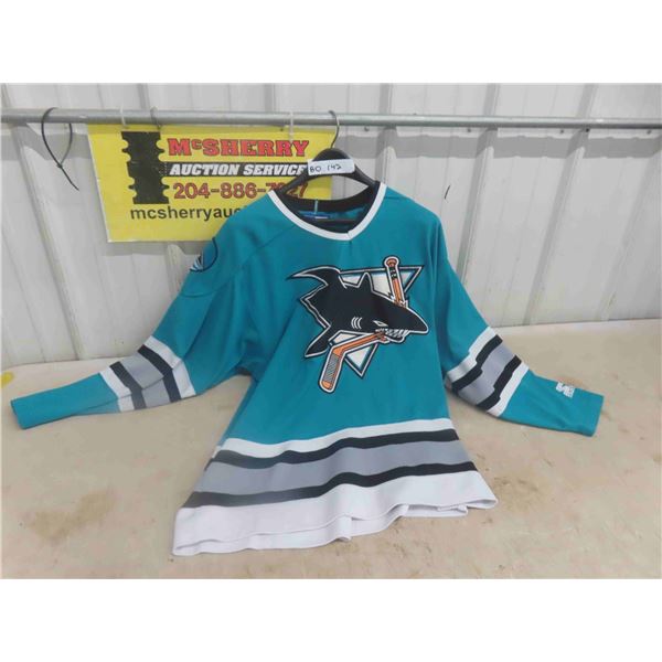 Vintage San Jose Sharks NHL Starter Brand Hockey Jersey 