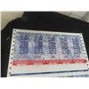 Image 3 : Rare! Uncut Sheet of Winnipeg Jets White Out 1996 Playoff 