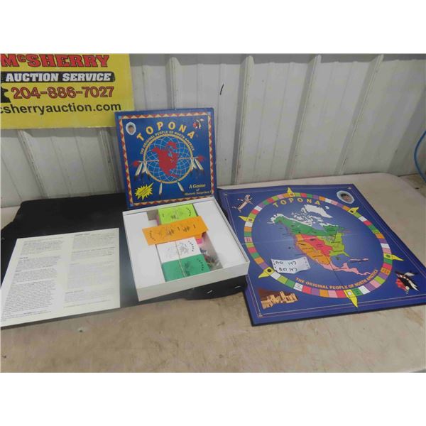First Nations of North America Board Game "Topona" 