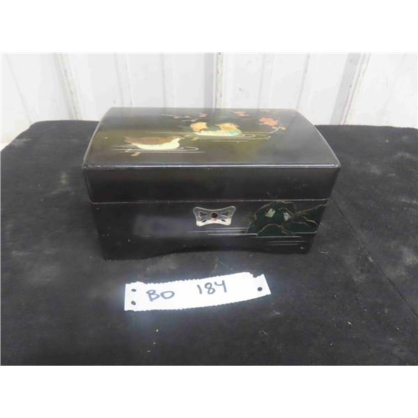 Vintage Spinning Ballerina Jewelry Music Box, Works 