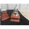 Image 2 : Set of Vintage McDonalds Hockey Trophies Plus Cleveland 
