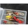 Image 2 : Box of Vintage Fishing Lures, Shakespeare, Kautzky, Len 